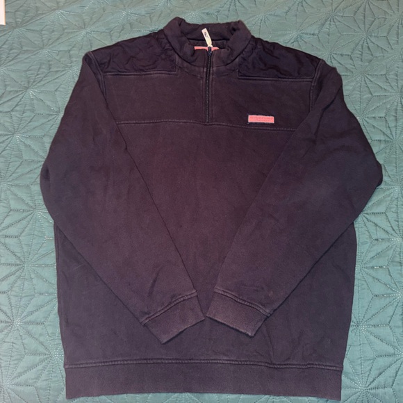 Vineyard Vines Men’s L Large quarter zip Navy - Picture 1 of 6